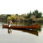 K013 Wooden Canoe with Ribs 18 ft 